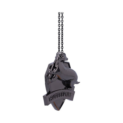 Harry Potter Hufflepuff Crest (Silver) Hanging Ornament