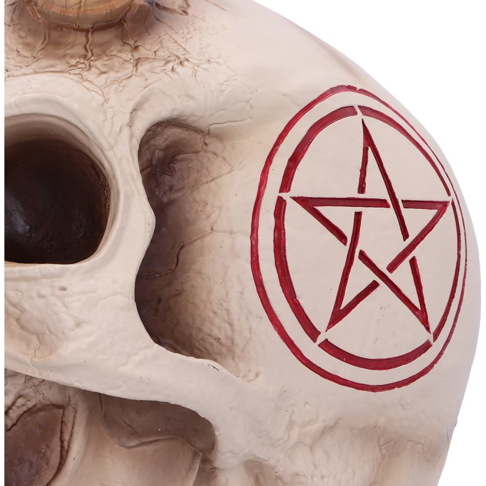 666 Skull Figurine