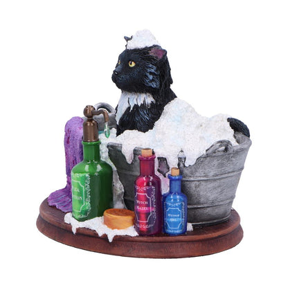 Bath Time Cat Figurine