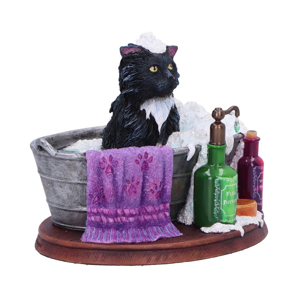 Bath Time Cat Figurine