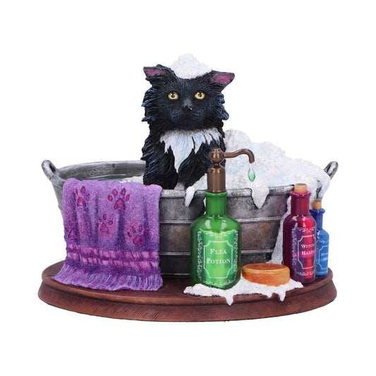 Bath Time Cat Figurine