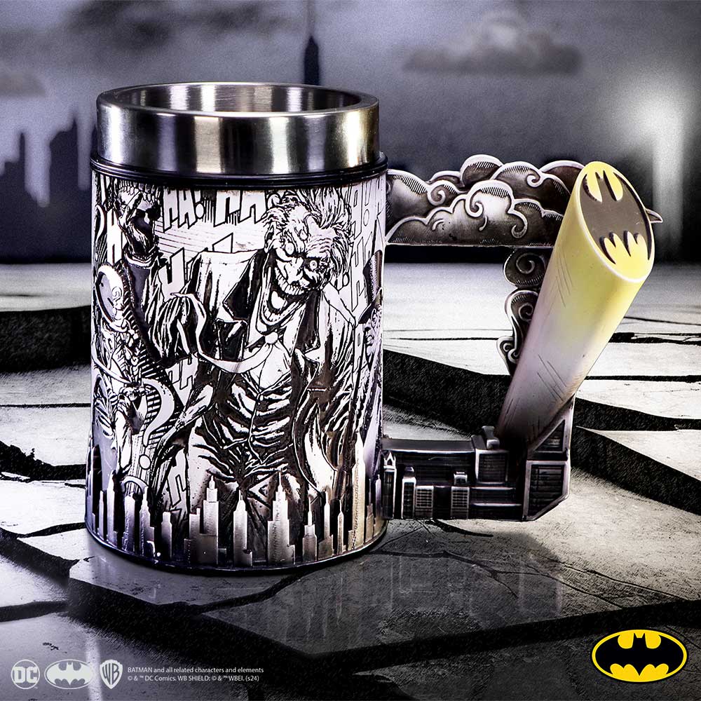 Batman Super Villains Comic Strip Collectible Tankard