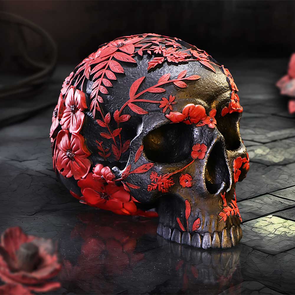 Age of Opium Poppy Skull