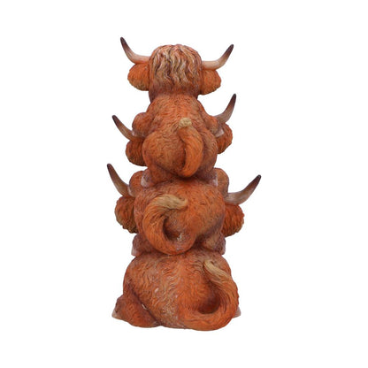 Highland Cow Totem Figurine