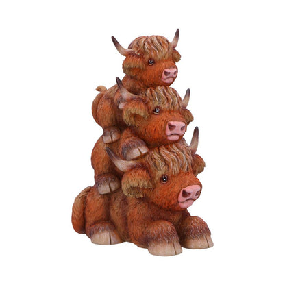 Highland Cow Totem Figurine