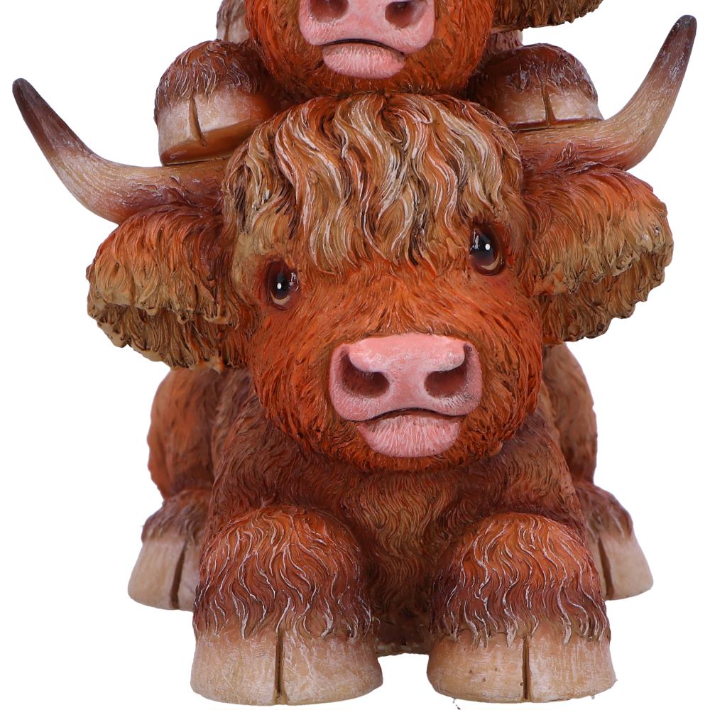 Highland Cow Totem Figurine