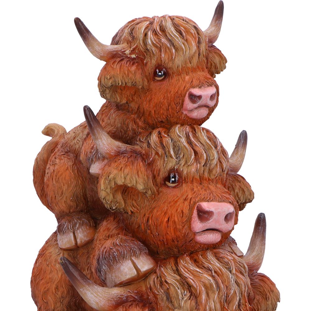 Highland Cow Totem Figurine