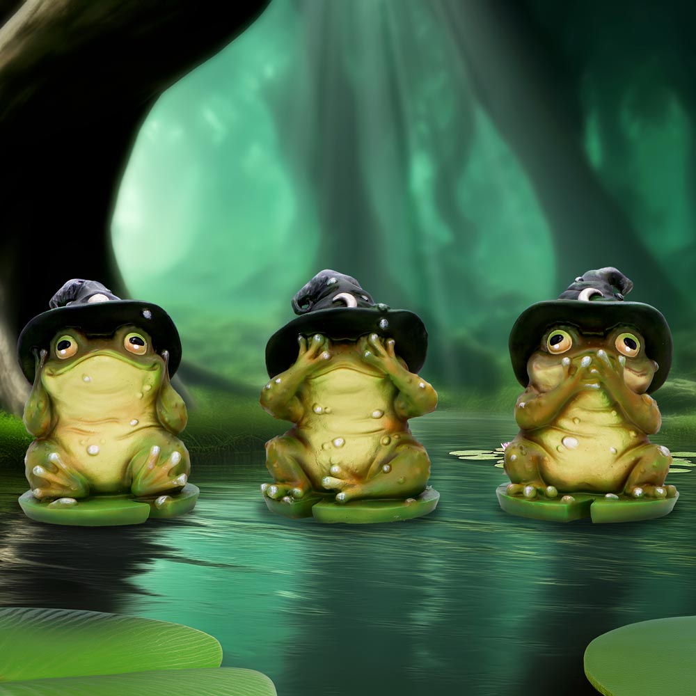 Three Wise Toads