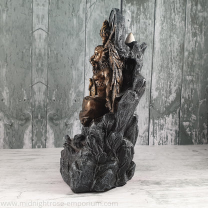 Baphomet Backflow Incense Burner