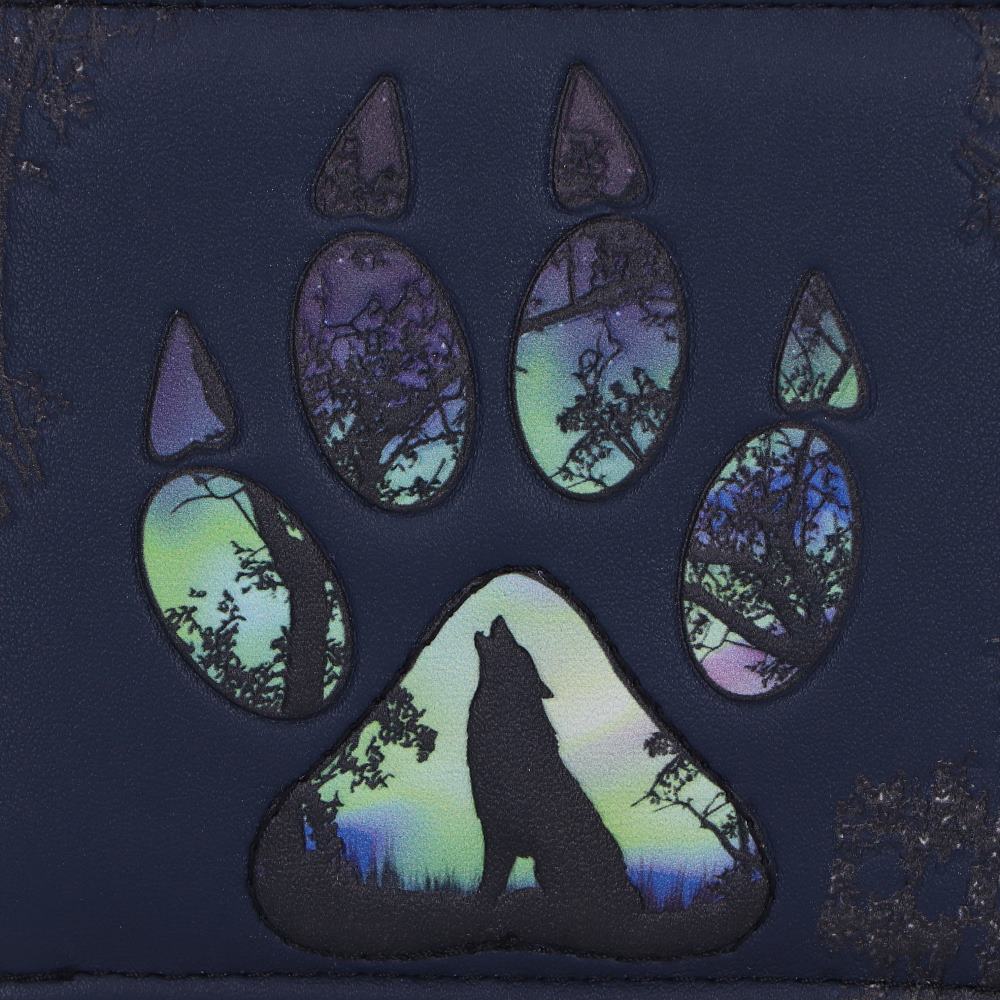 Footprints Wolf Paw Wallet