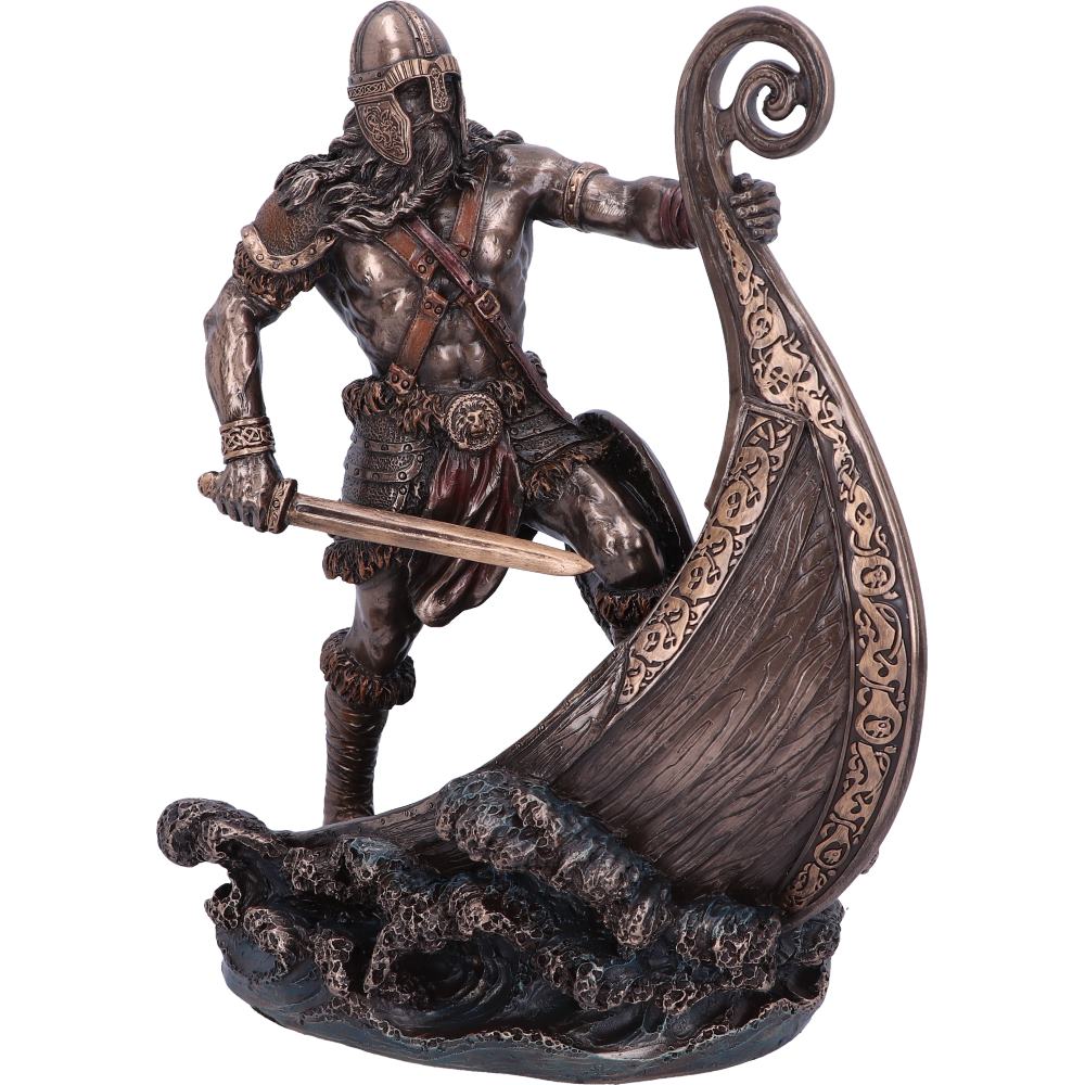 Halvor Viking Longship Figurine