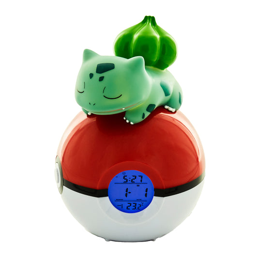 Bulbasaur Light-Up FM Alarm Clock