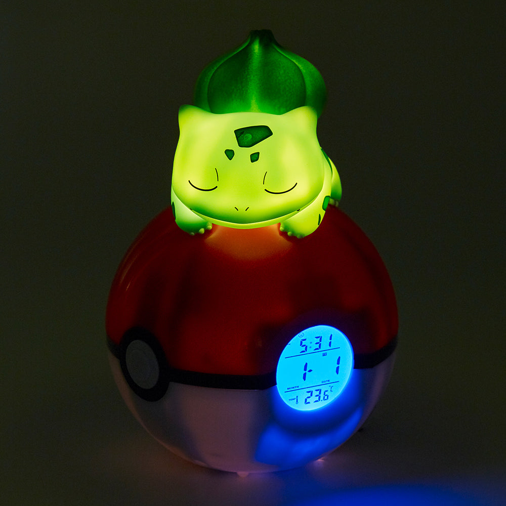 Bulbasaur Light-Up FM Alarm Clock