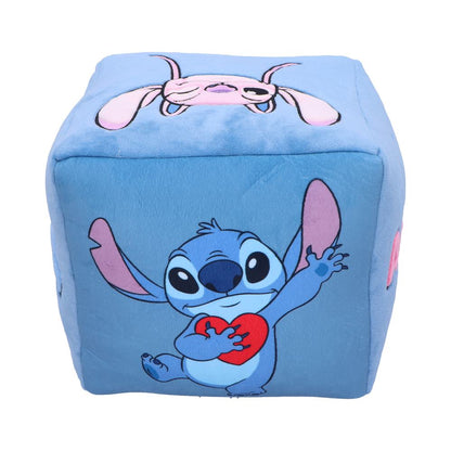 Disney Stitch and Angel Cube Cushion