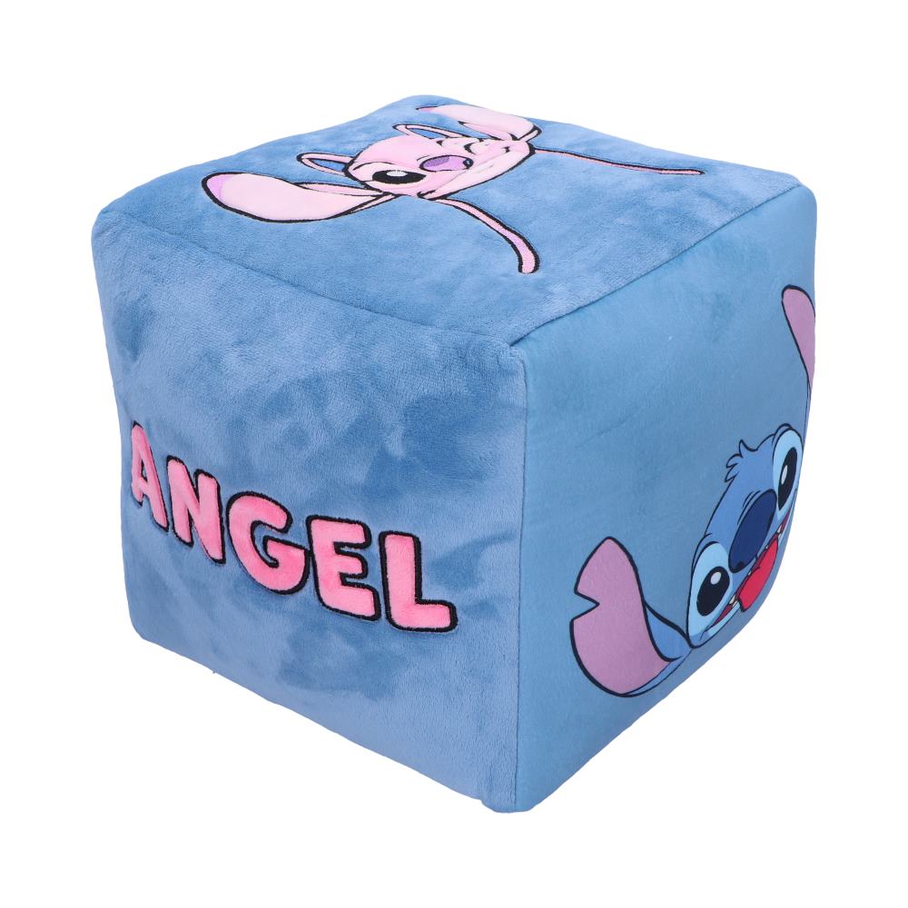 Disney Stitch and Angel Cube Cushion