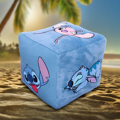 Disney Stitch and Angel Cube Cushion