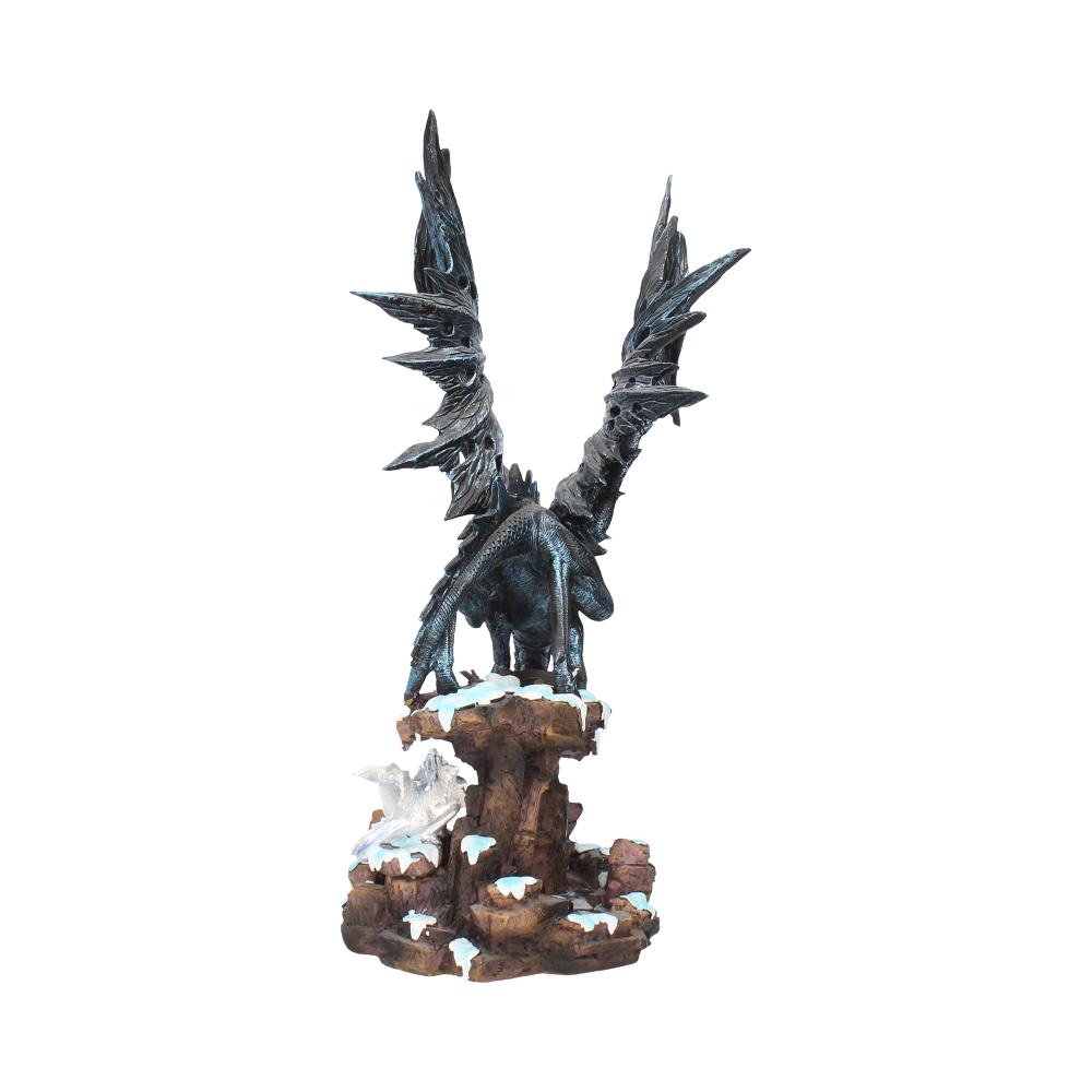 Dragons Wisdom Black Ice Dragon Figurine