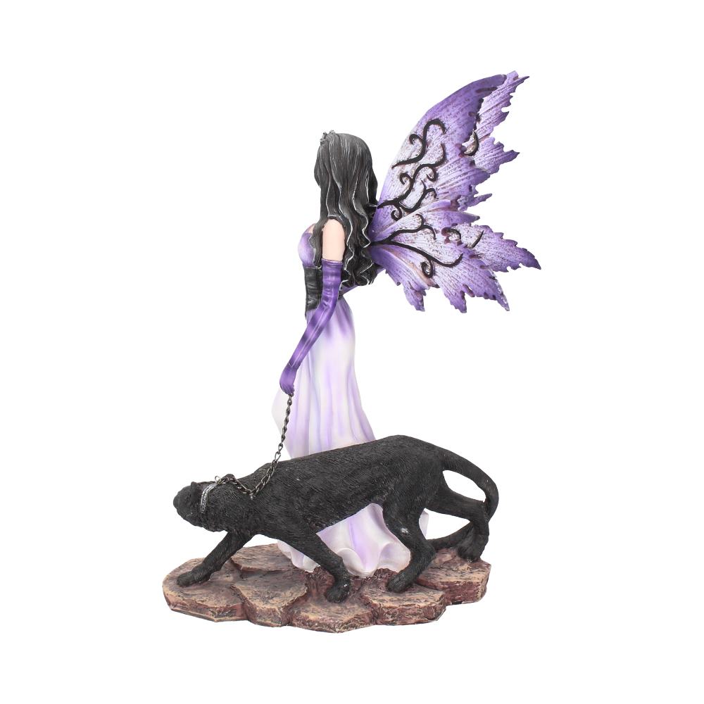 Panthea Purple Fairy and Panther Figurine