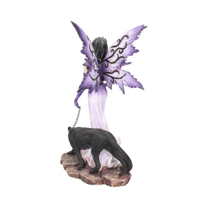 Panthea Purple Fairy and Panther Figurine