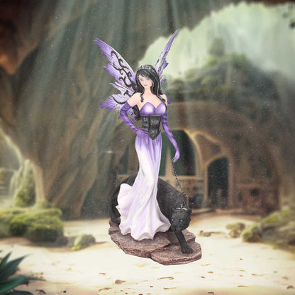 Panthea Purple Fairy and Panther Figurine