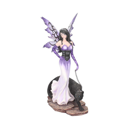 Panthea Purple Fairy and Panther Figurine