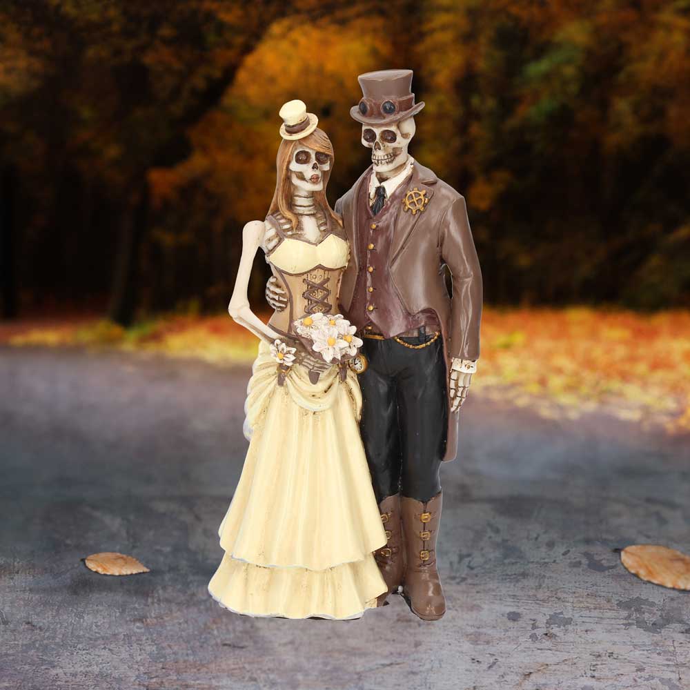 I Do Steampunk Skeleton Couple