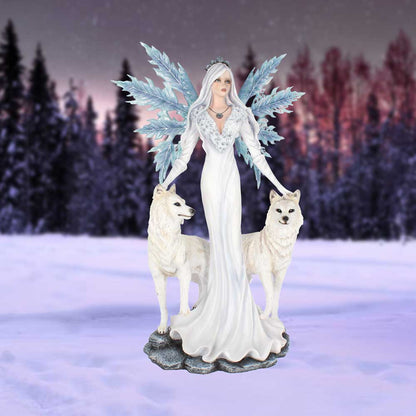 Aura Fairy & Wolves Figurine