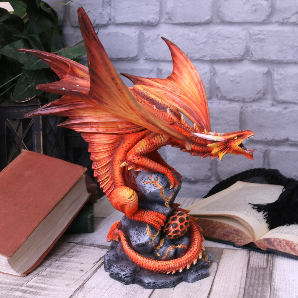 Adult Fire Dragon Figurine