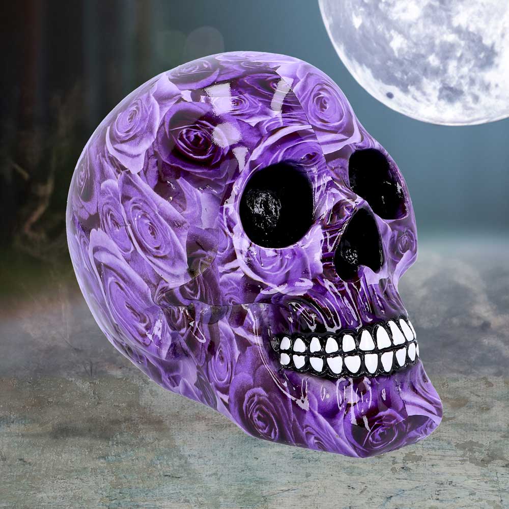 Purple Romance Skull