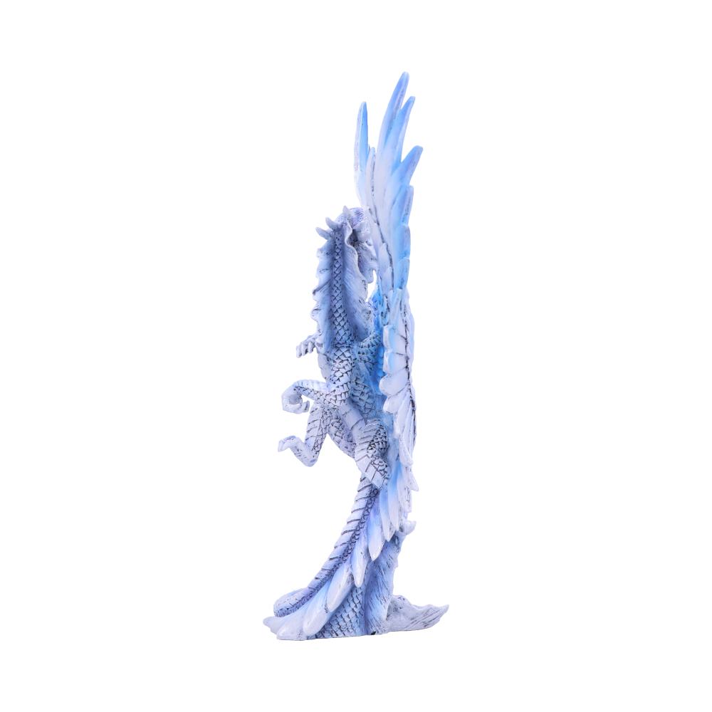 Adult Silver Dragon Figurine