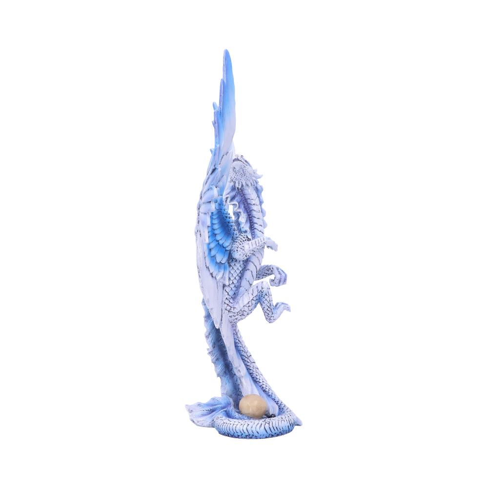 Adult Silver Dragon Figurine