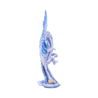 Adult Silver Dragon Figurine