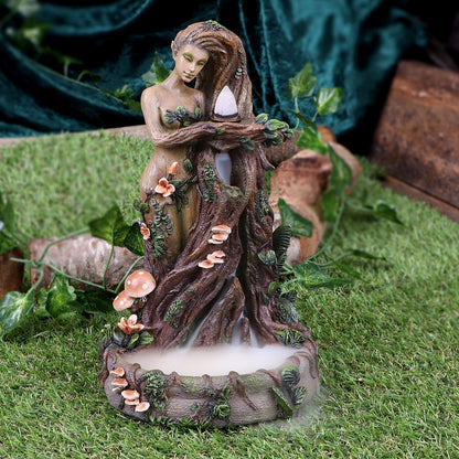 Lady Earth Backflow Incense Burner