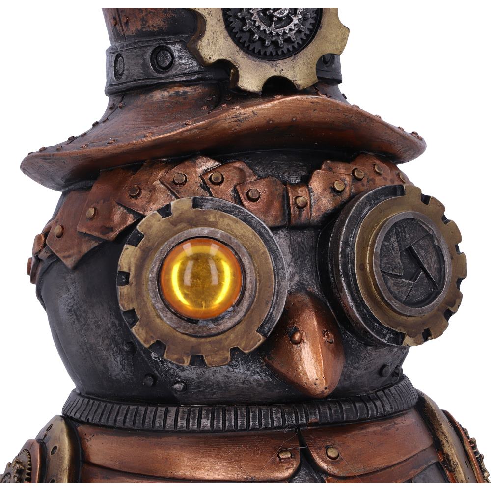 Hootle Steampunk Owl Figurine