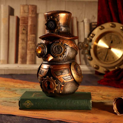 Hootle Steampunk Owl Figurine