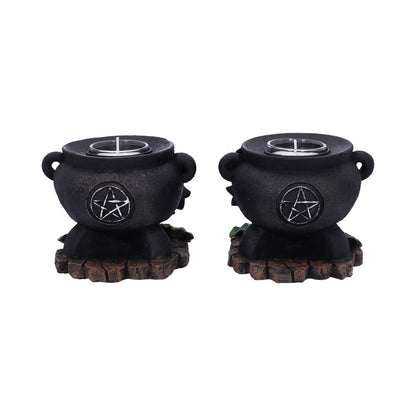 Ivy Cauldron Candle Holders