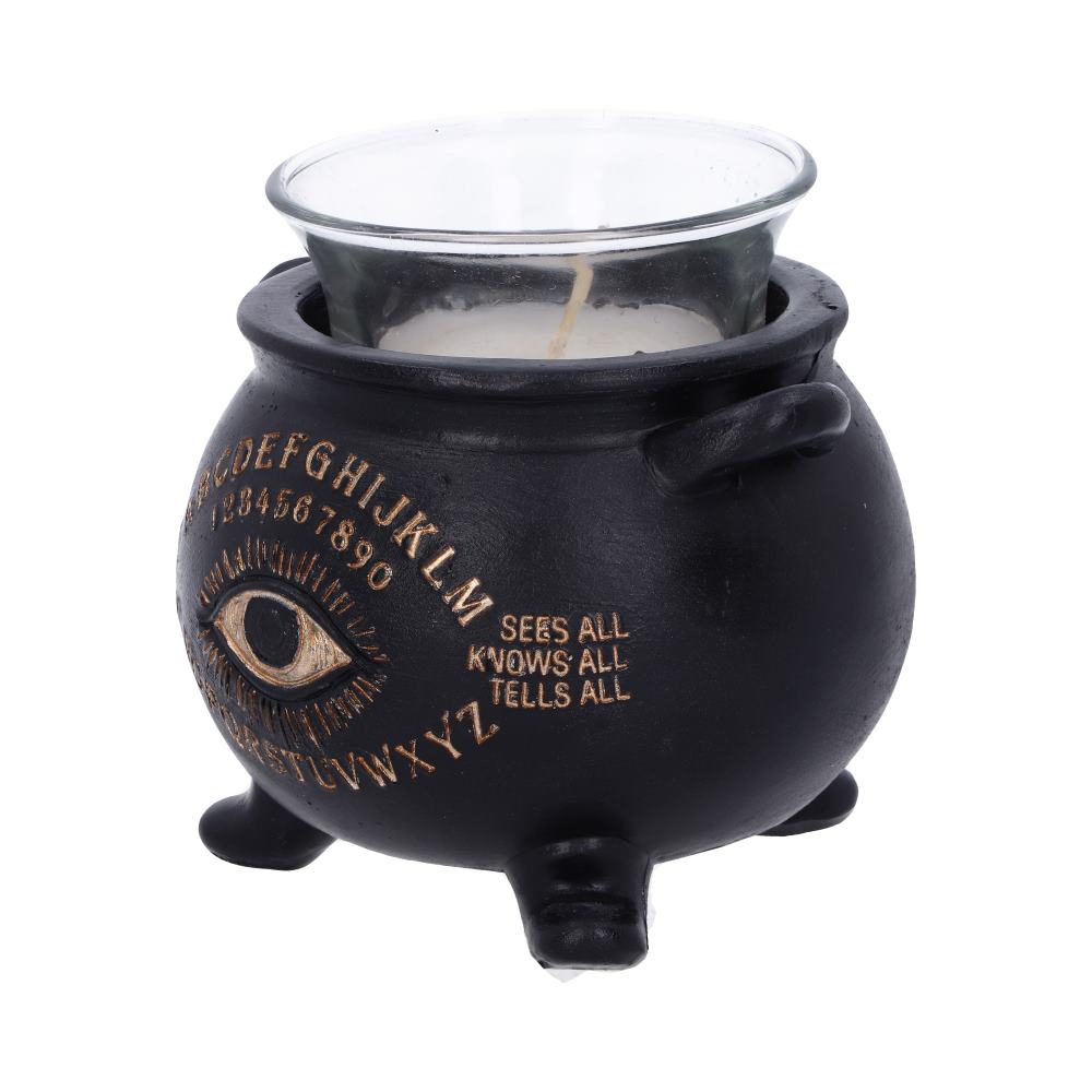 All Seeing Cauldron Candle Holder