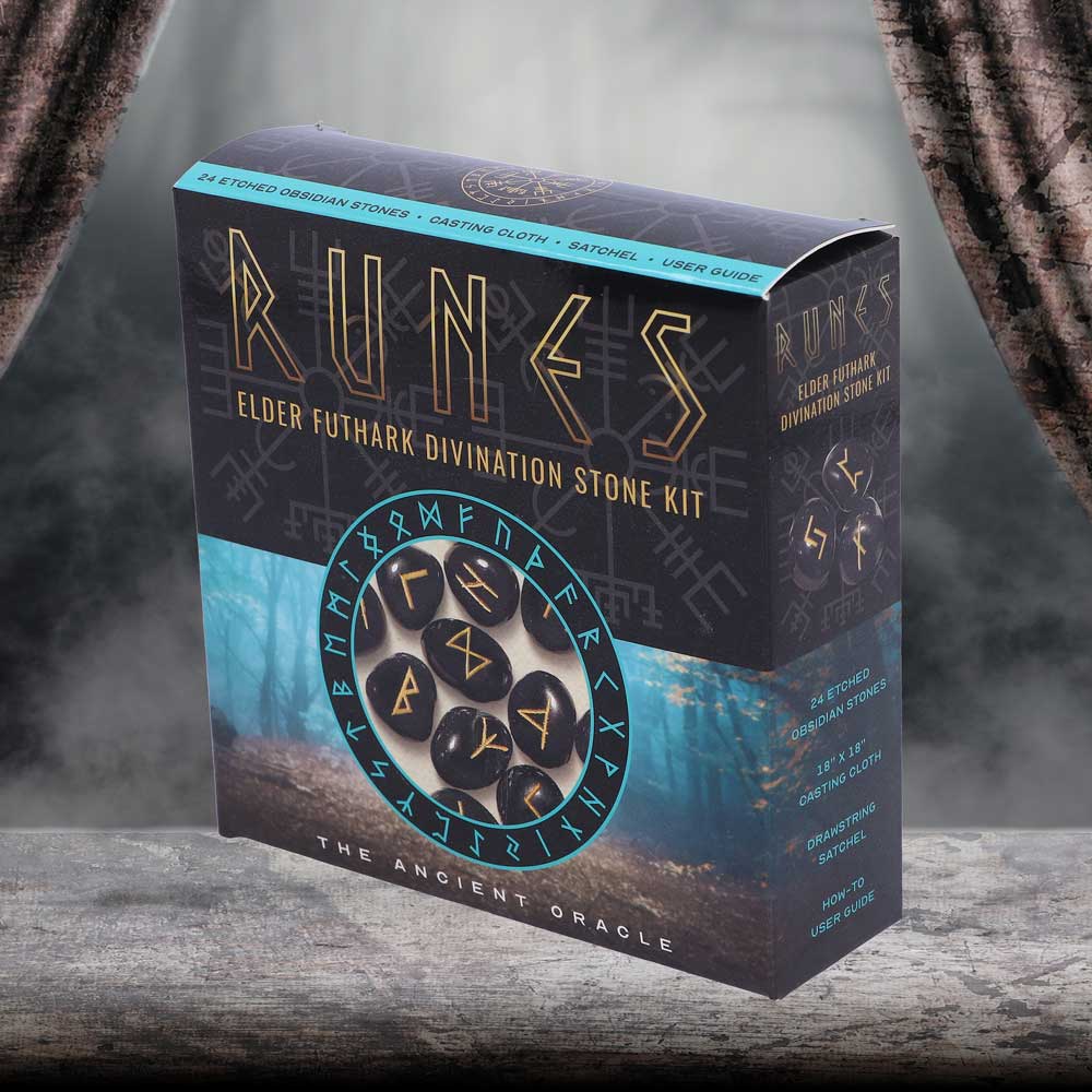 Runes Elder Futhark Divination Stone Kit