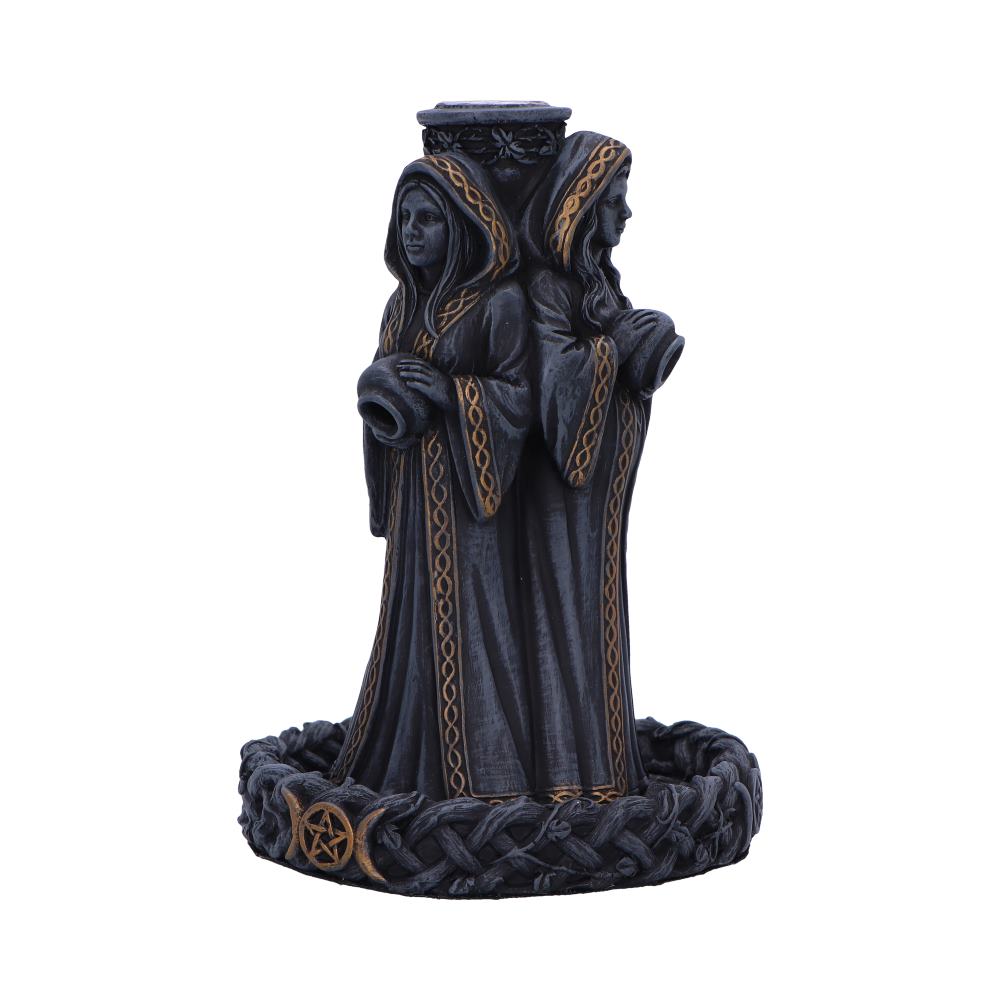 Triple Moon Goddess Backflow Incense Burner