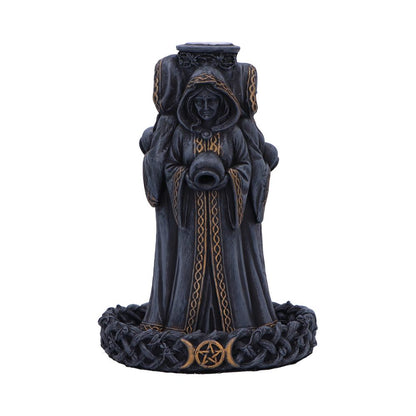 Triple Moon Goddess Backflow Incense Burner