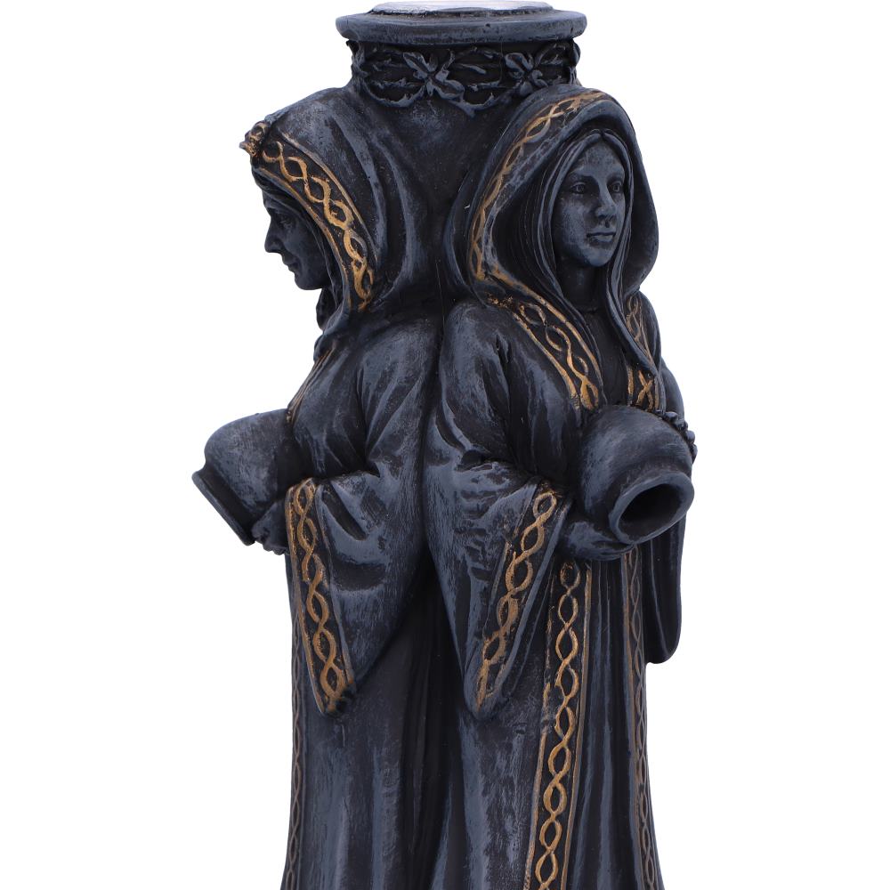 Triple Moon Goddess Backflow Incense Burner