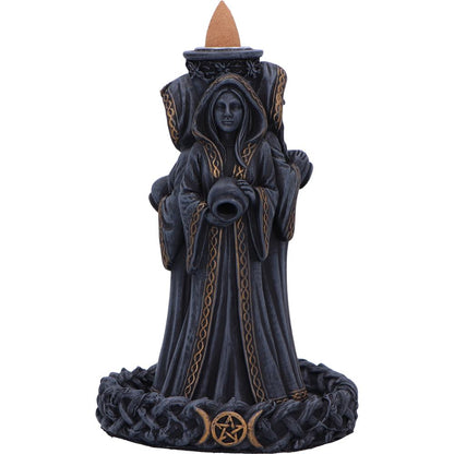 Triple Moon Goddess Backflow Incense Burner