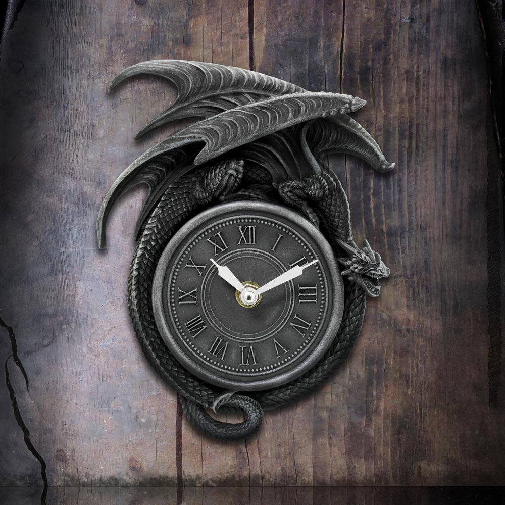 Time to Burn Dragon Wall Clock