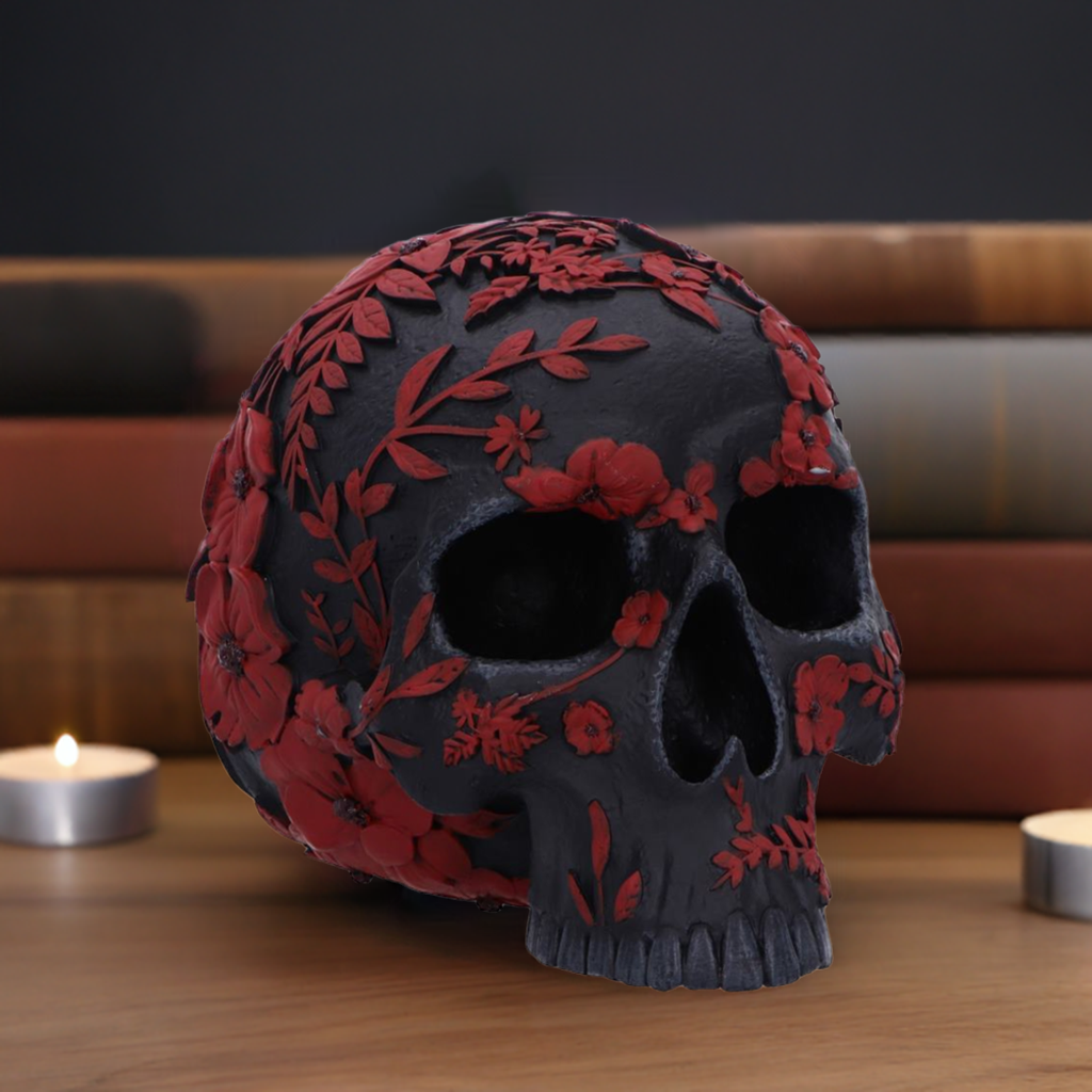 Age of Opium Poppy Skull