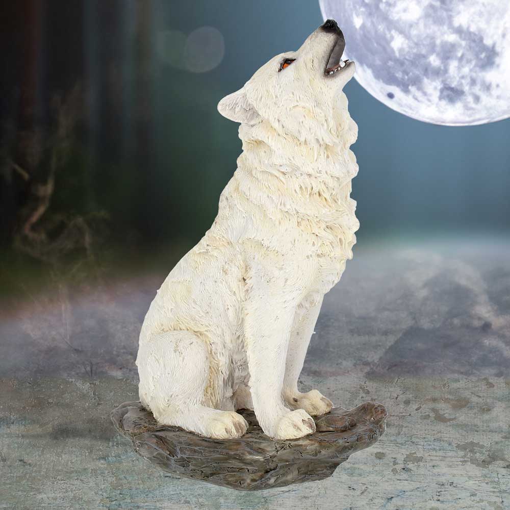 Storms Cry Howling Wolf Figurine