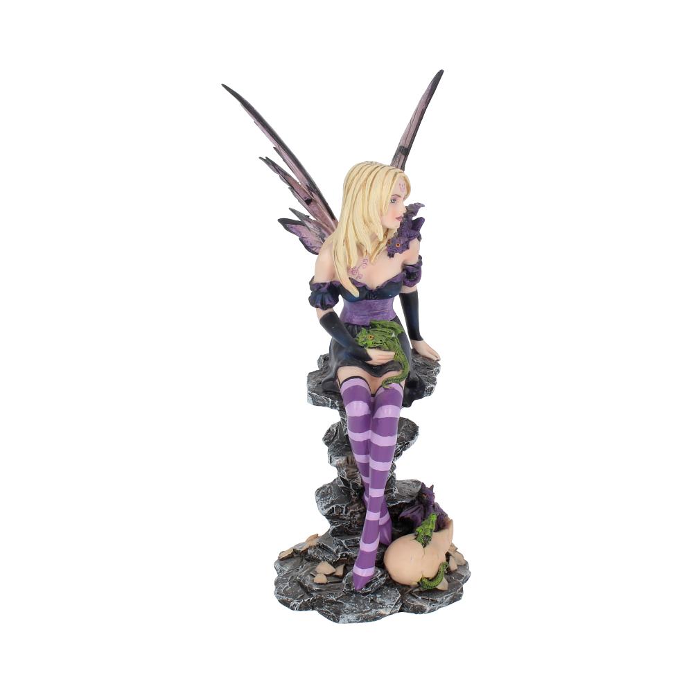 Amethyst and Hatchlings Fairy Figurine