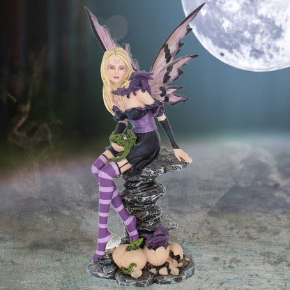 Amethyst and Hatchlings Fairy Figurine