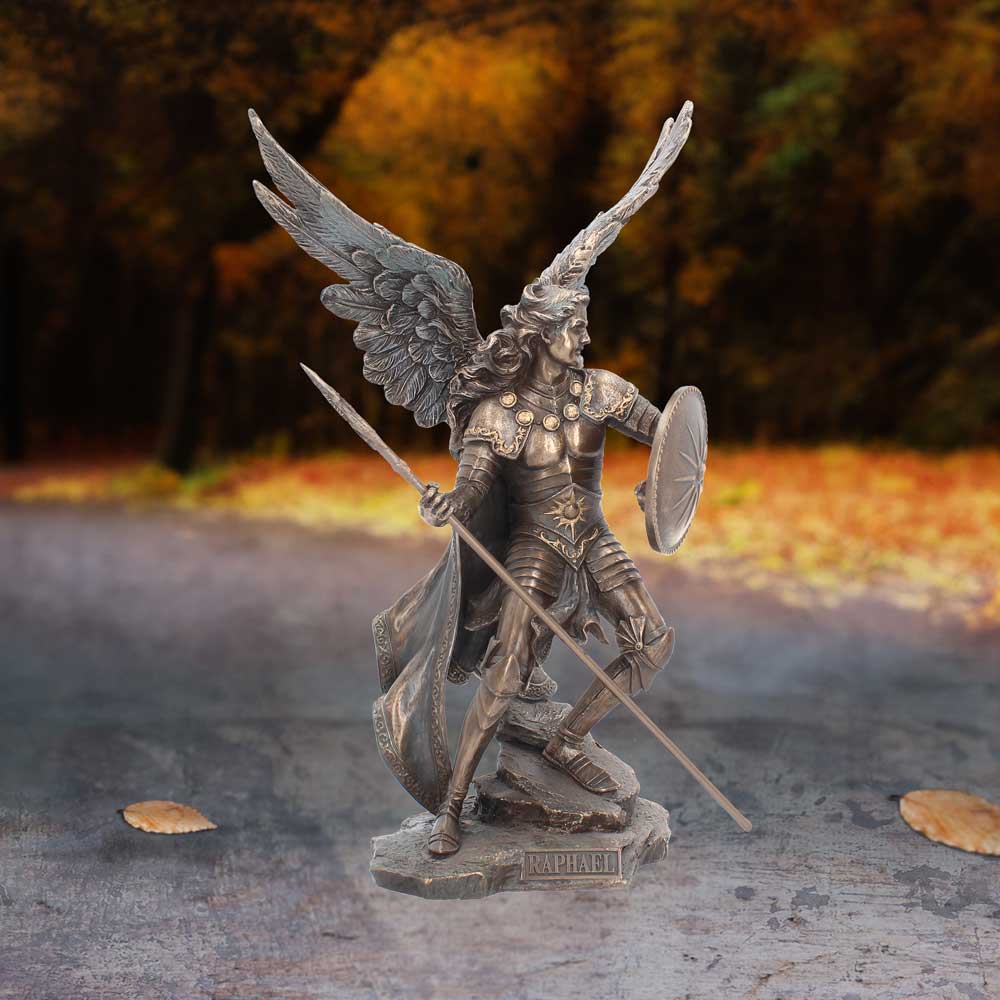 Archangel Raphael Bronze Figurine