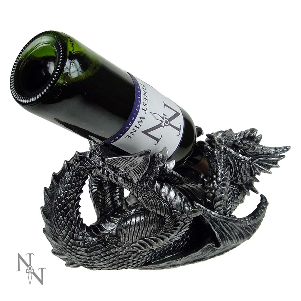 Guzzlers Silver Dragon Bottle Holder