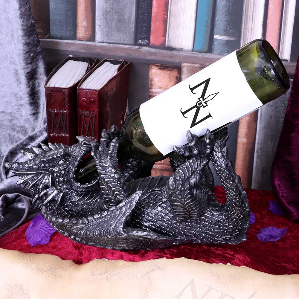 Guzzlers Silver Dragon Bottle Holder